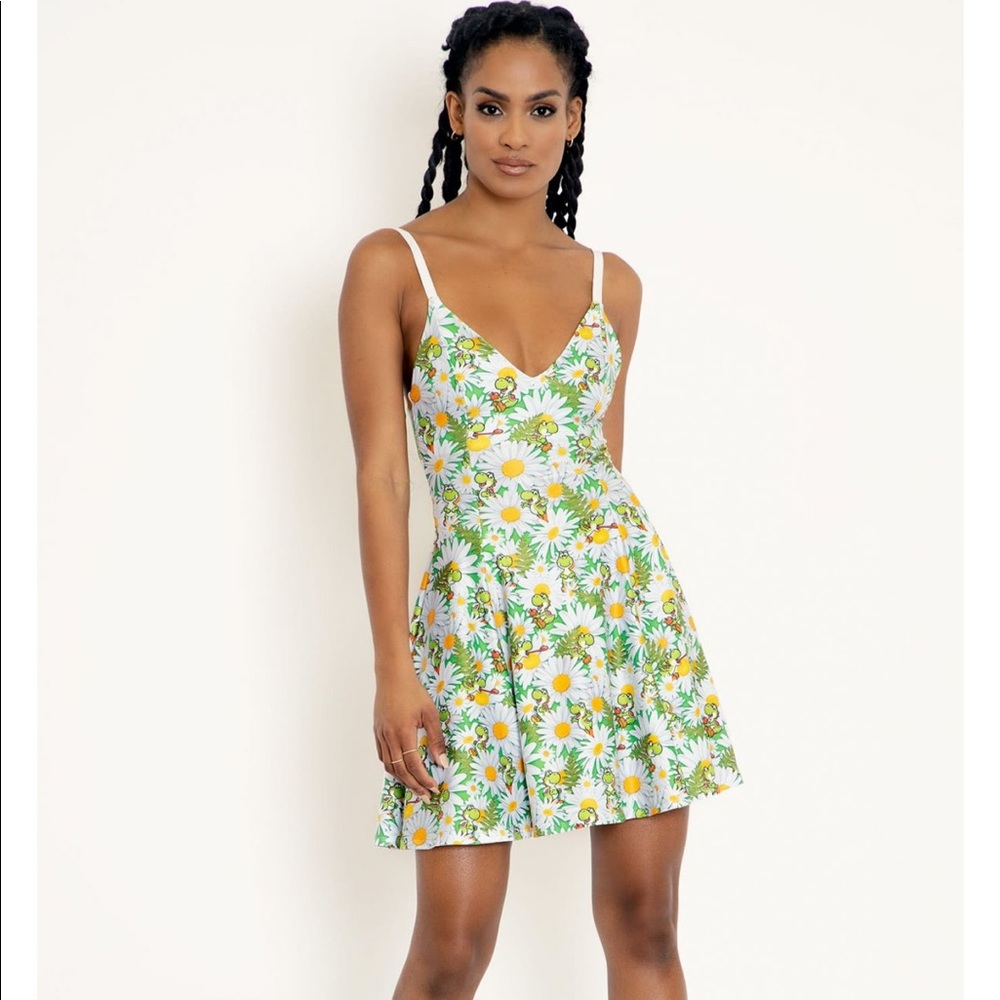 Blackmilk Yoshi Garden Mini Strappy Dress - Picture 1 of 3